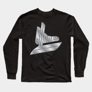 Blades Hockey Team Logo | Silver Hockey Skate Long Sleeve T-Shirt